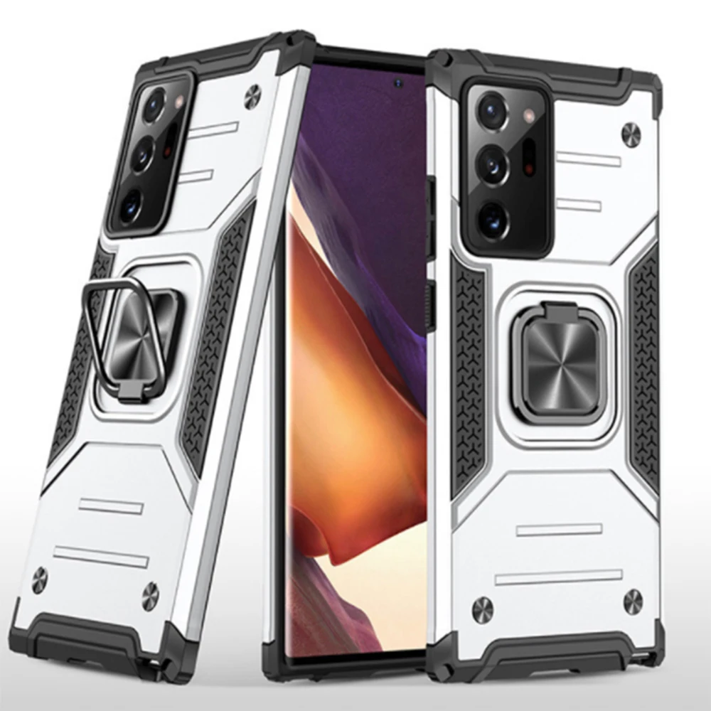 

2 in 1 anti falling ring holder CD pattern car phone case, suitable for LG K40S k51s protective case