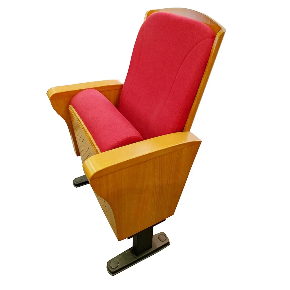 
theater cinema seat factory from China lecture theatre chair rotate auditorium chair with cushion 