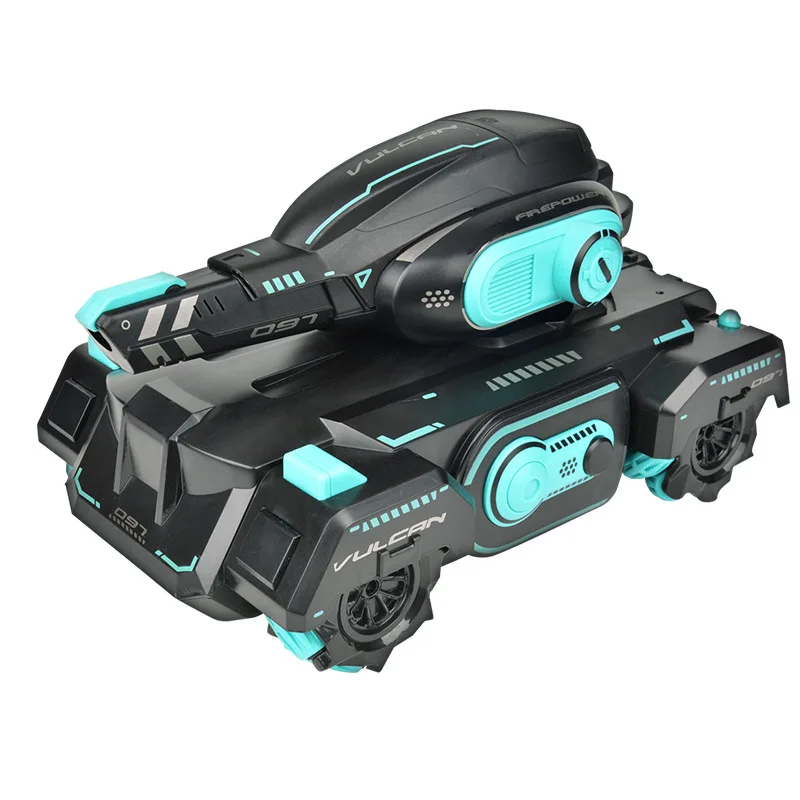 

RC Tank Car for All Terrains Can Launch Water Bomb 2.4 Ghz Car with 180 degree Rotating Shooting & 360 Rotating