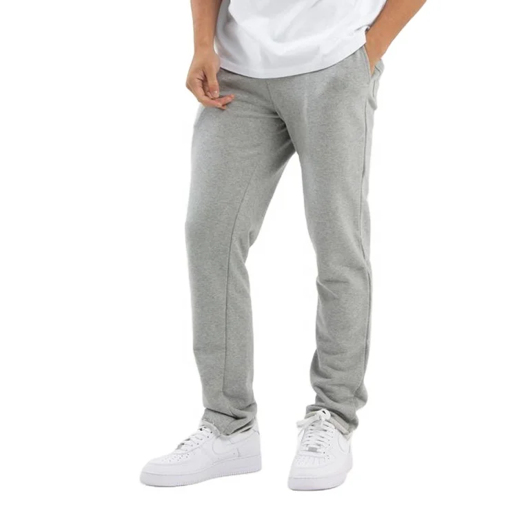 

DiZNEW custom oversized blank casual french terry stacked mens sweatpants