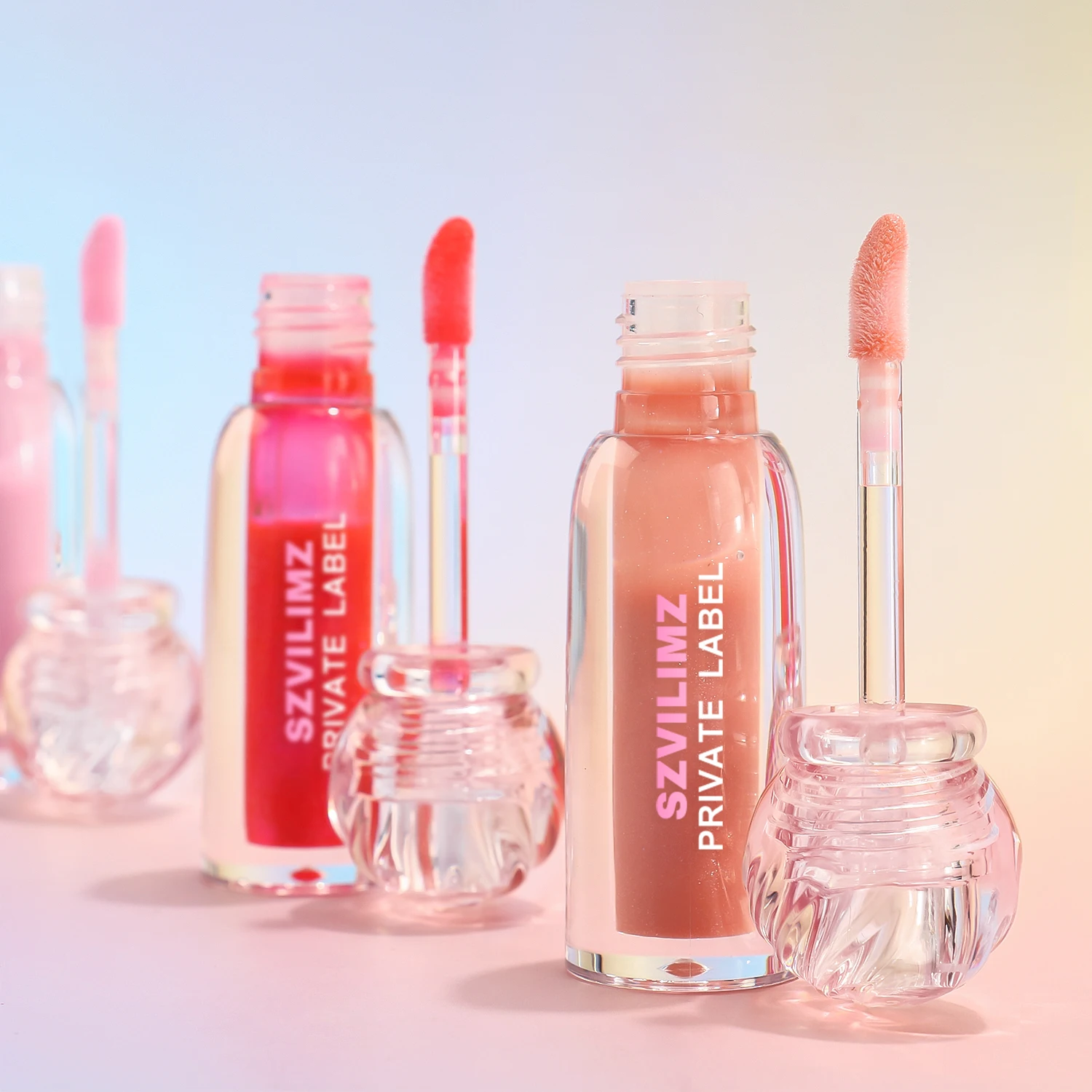 Private Label Candy Tube Lip Gloss Makeup Wholesale Vegan and Cruelty Free Long Lasting Lipgloss Factory Price
