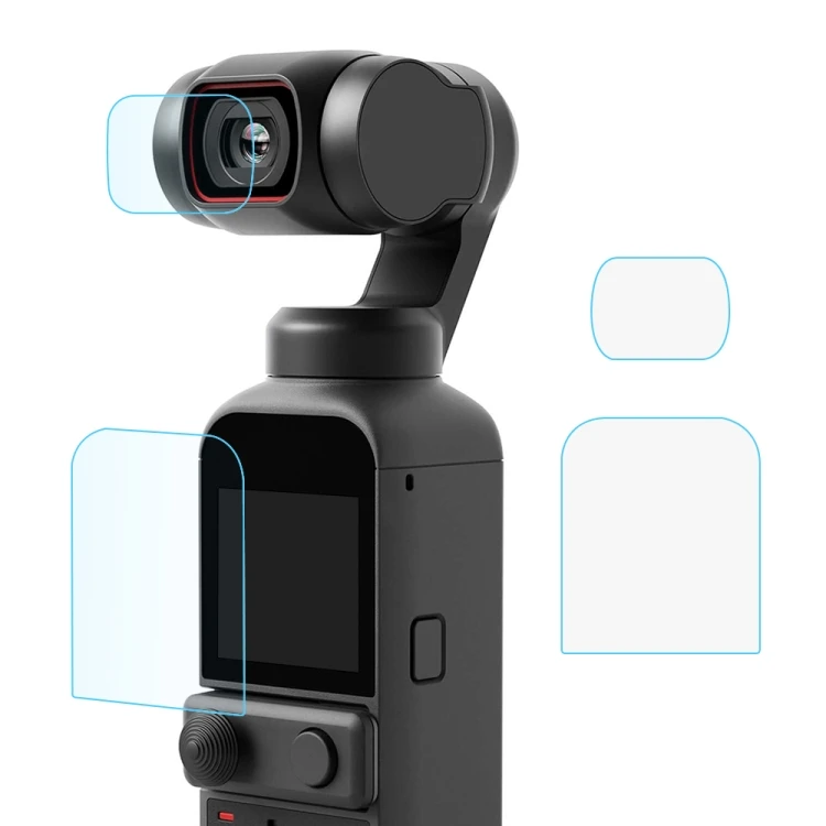 

STOCK Promotional Products PULUZ Tempered Protection Film Lens HD for Dji Osmo Pocket 2 Camera Temper Glass Screen Protector