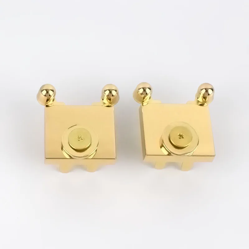 

Meetee BF536 Gold Thickened Lock Clasp Leather Bag Box Screw Twist Lock Alloy Square Mortise Lock Accessories for Ladies Handbag
