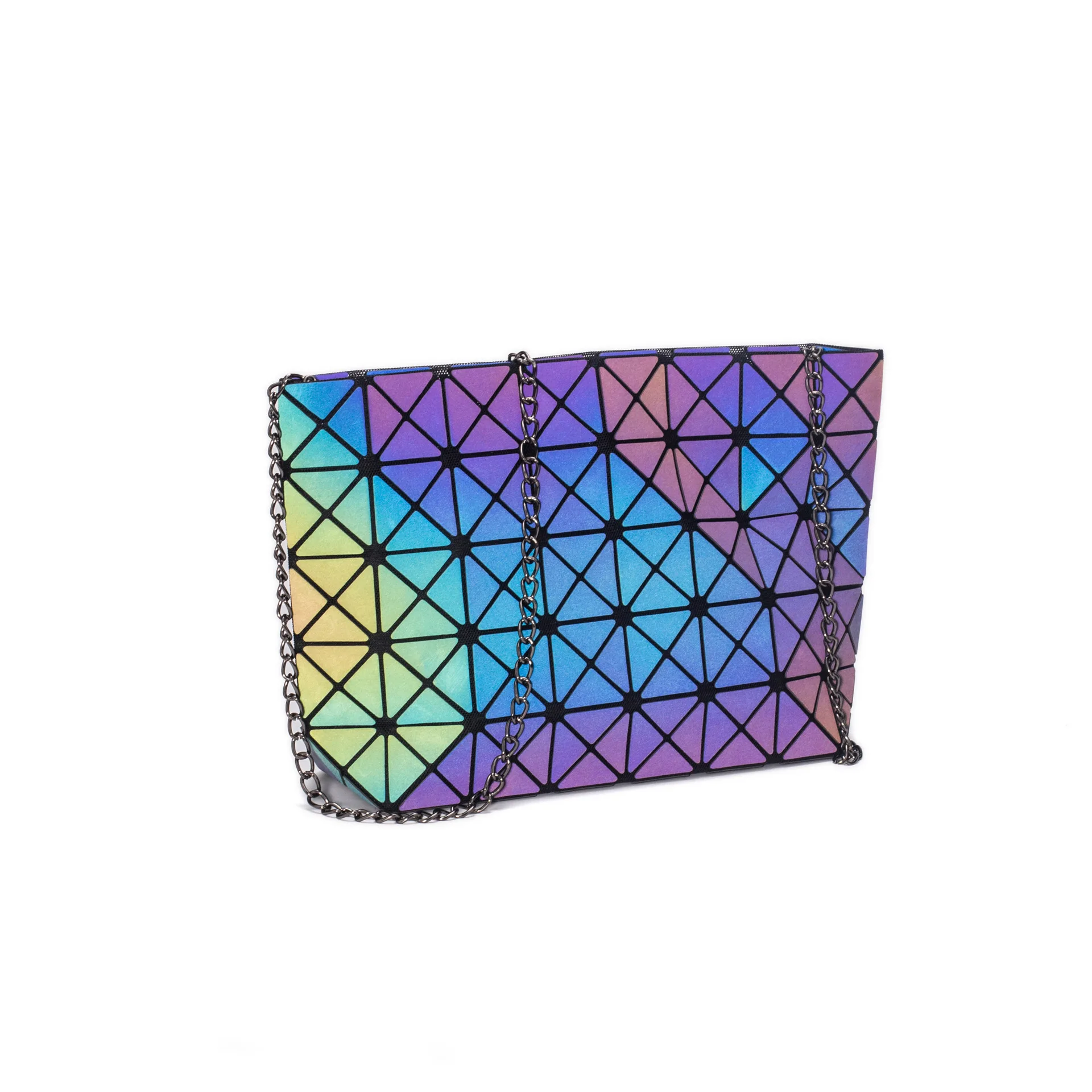 

Hot Sale New Geometric Rhombus Single Shoulder Chain Crossbody Shoulder Bag, As pictures