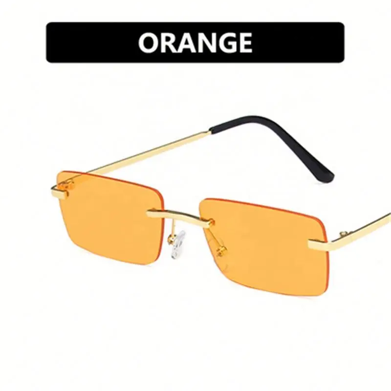 

Jhsport Hot Selling Vintage Small Fashion Rectangle Trendy Sunglasses, 7 colors