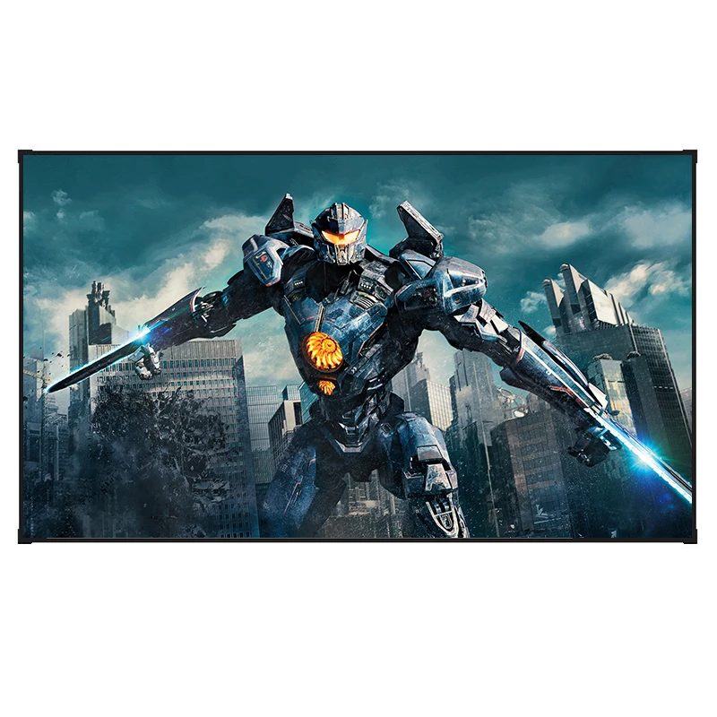 

84 Inch ALR Ambient Light Rejecting Projection Screen 16:9 for Home cinema 4K/3D, Grey color
