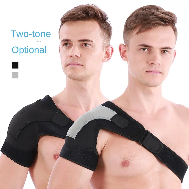 

Adjustable Breathable Gym Sports Care Single Back Shoulder Brace Guard Strap Wrap Belt Band Pads Black Bandage Shoulder Support