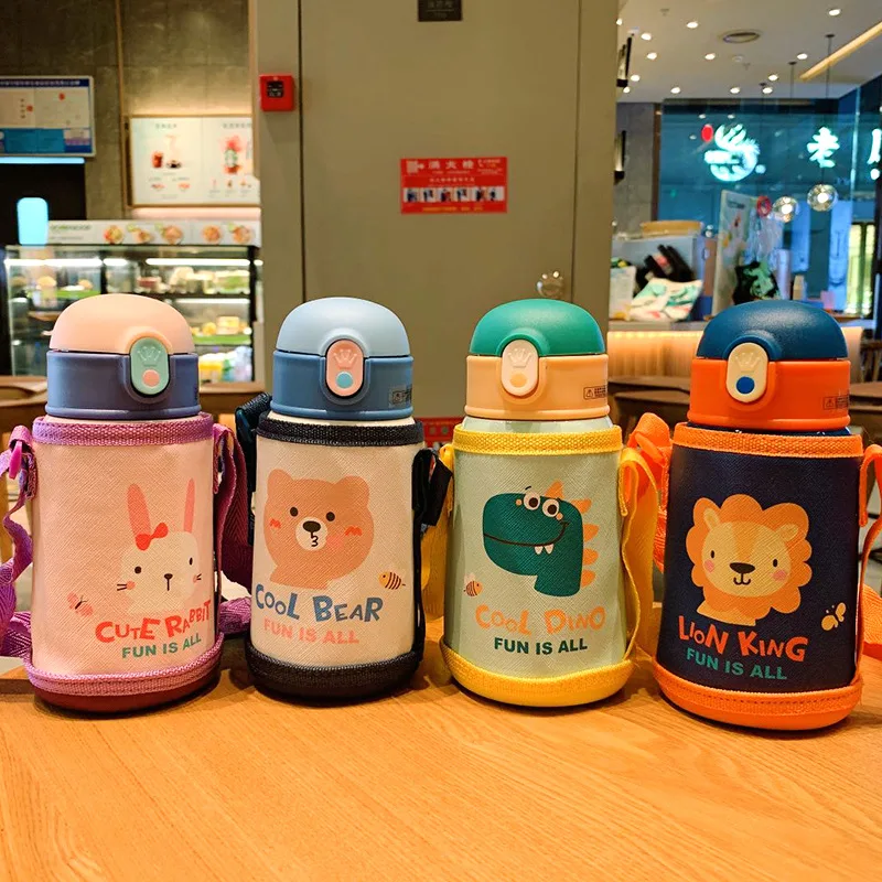 

Flypeak New hot sell 500ml portable kids outdoor stainless steel vacuum insulated steel wwater bottles for children kids, Customized color