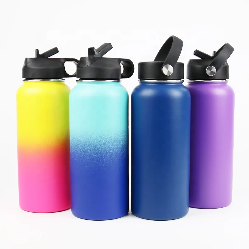 

Custom logo 18oz 32oz 40oz double wall vacuum hydroflask water bottles insulated stainless steel hydros flask