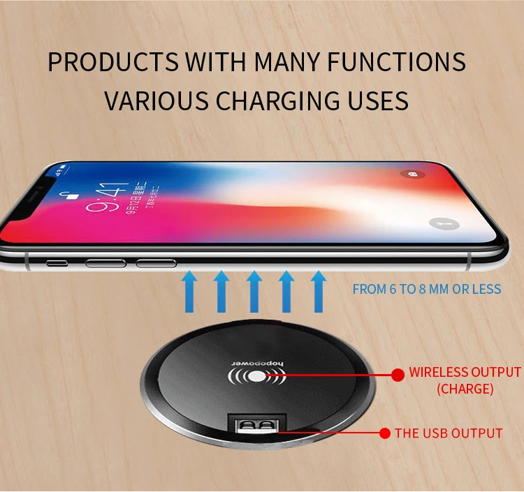 Trending Products 2021 New Arrivals Mountable Sofa Wireless Charger