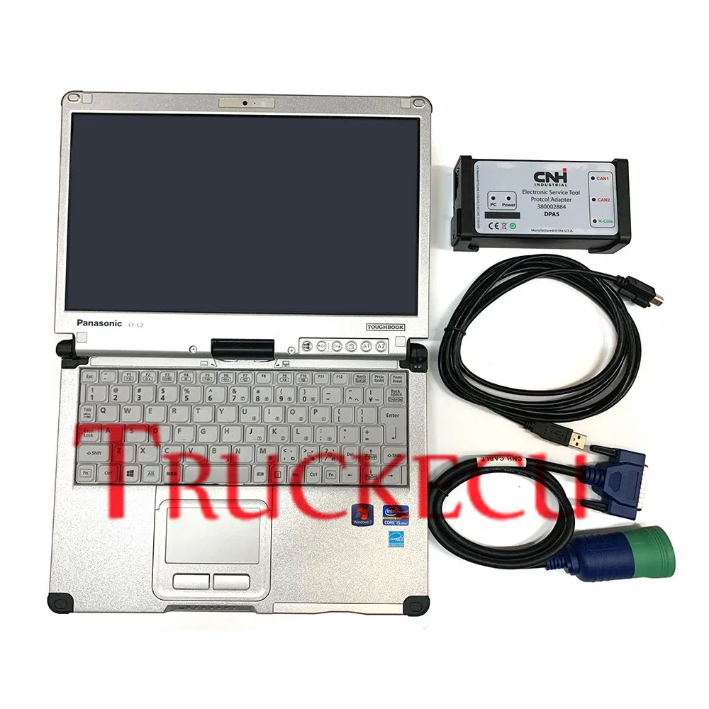 

CNH EST for New Holland CASE Agriculture tractor Construction truck Diagnostic tool cnh Electronic Service Tool+C2 LAPTOP