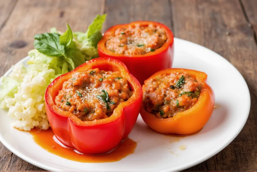Perfect Vegetarian Stuffed Bell Pepper Recipe