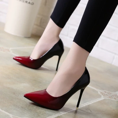 
JT148 pointed toes pencil red wedding pump shoes high heel shoes  (62321508396)