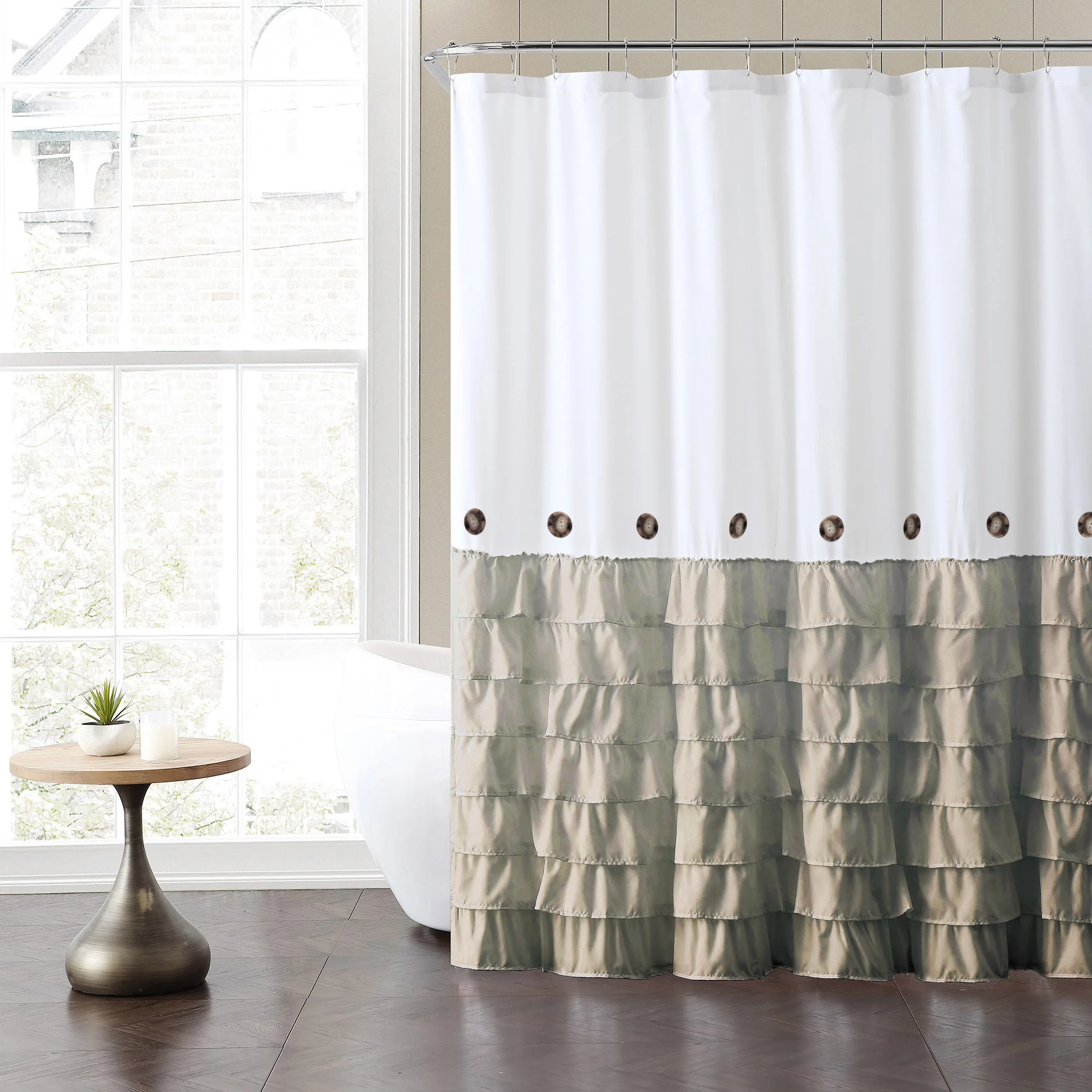 Luxury Custom Polyester Shower Curtains - Elegant & Durable