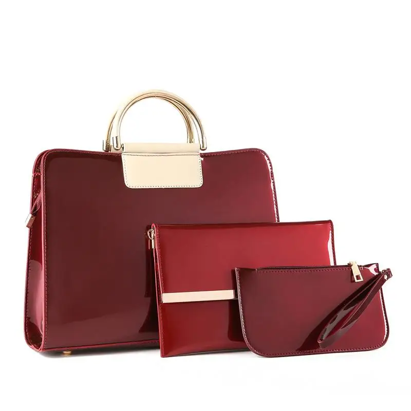 

The luxury miss bright leather bag woman unique handbag