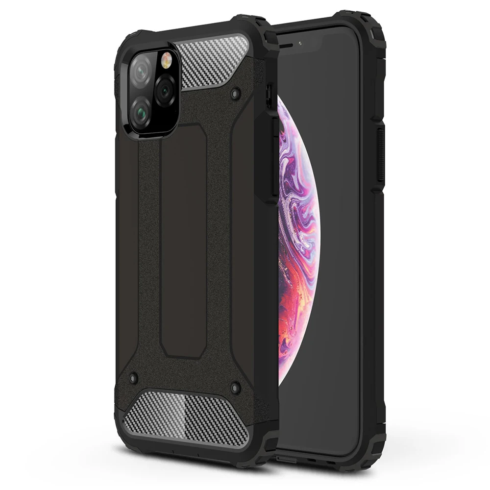 

Heavy Armor Anti-Scratch Dual Layer Shockproof Bumper Case for iPhone 11, 11 Pro, 11 Pro Max 2019 5.8 6.1 6.5, Navy,black gold,dark red, royal gold,sky blue, rose gold, silver