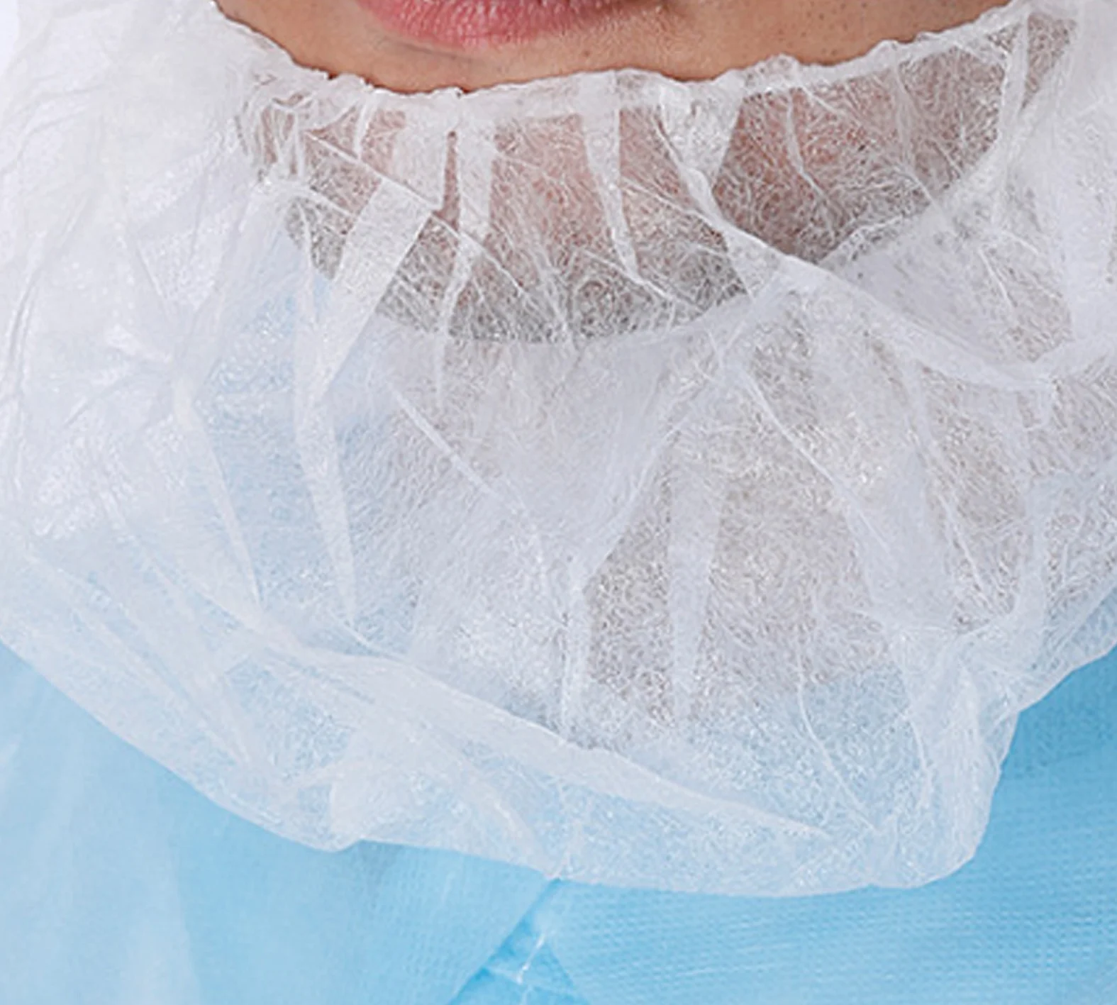 

Disposable Nets cover Breathable and dustproof PP Beard cover, White
