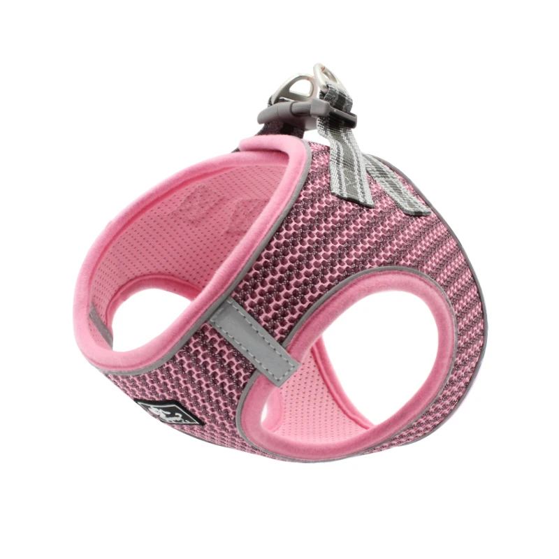 

Amazon Top Seller 2021 Custom Walking Training Soft Mesh Reflective Dog Harness Set with Dog Leash, Red,gray,black,blue,pink
