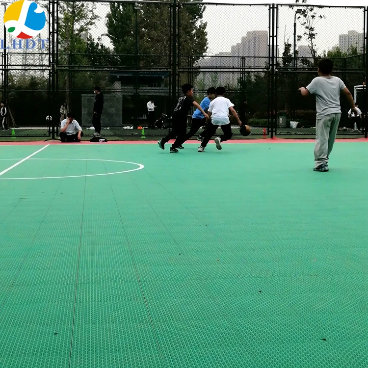 

100% origin PP plastic modular plastic interlocking garage floor tiles court cover plastic outdoor square carpets, 12 colors