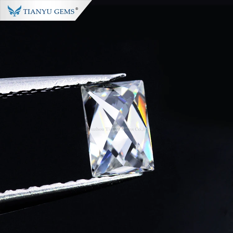 

Tianyu Gems Loose Diamond DEF GH VVS VS French Cut Fancy Shapes Synthetic Moissanite For Jewelry