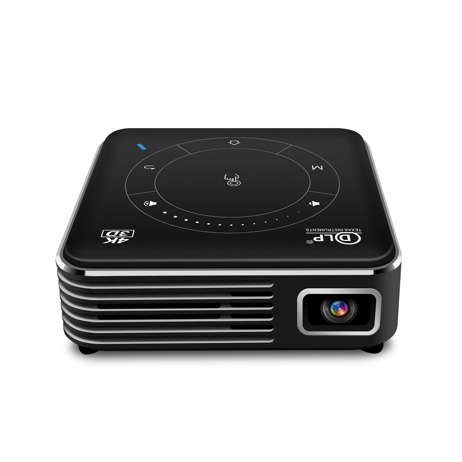 

New product P11 AC3 Supported 2G+16G Infocus MiraCast HD 4k projector vava Android 9.0 DLP Mini Pocket Projector, Gray