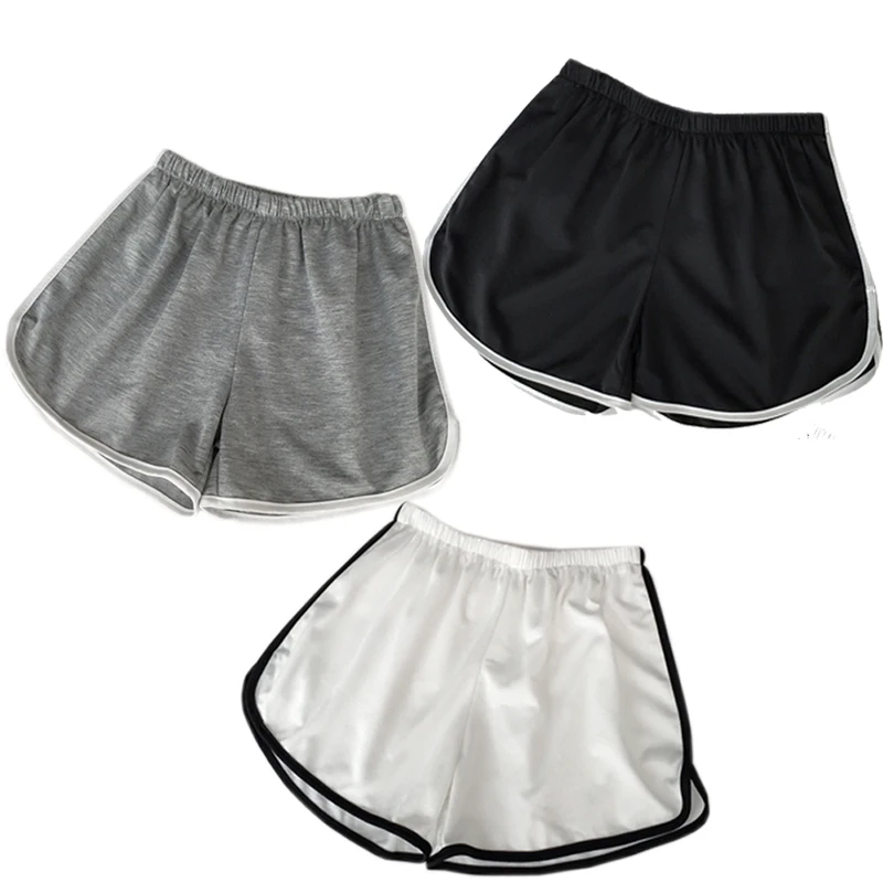 

Cheap Wholesale fitness Elastic Girls Shorts Pants Casual Sport Yoga Running Women's summer hot Shorts women