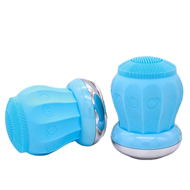 

Rechargeable Ultrasonic Electric Face Care Portable Ice Hot Cold Facial Massager