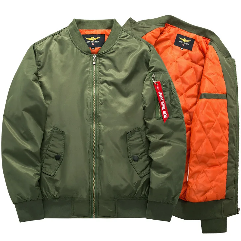 

Wholesale new design style hot sale high quality winter jacket custom mens bomber jacket, Black