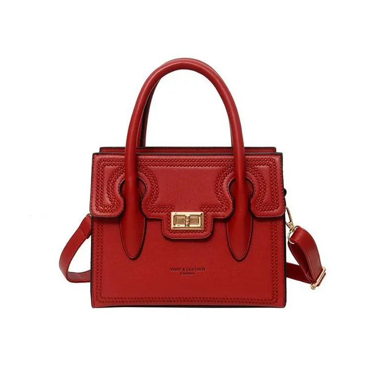 

Fashion lines Pure Color Mini Cross Body Bag Hot Selling High Quality Light Luxury PU Leather Handbag for Women