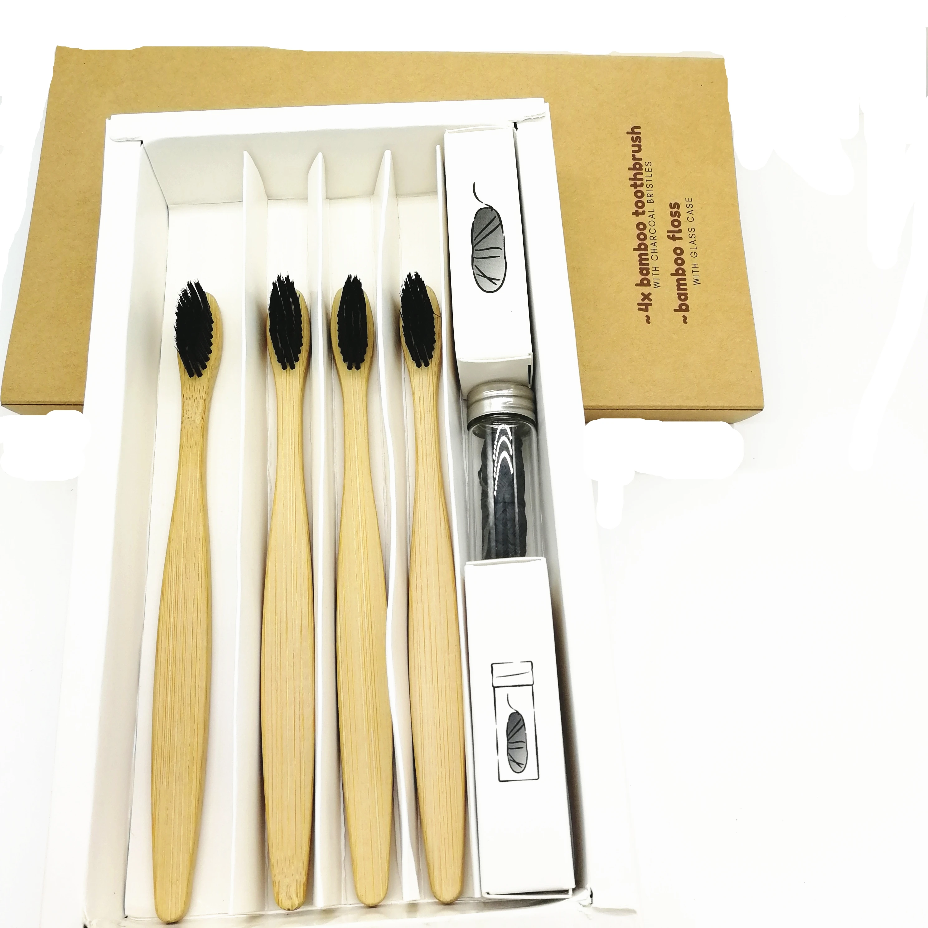 

2021cheap eco-friendly biodegradable bamboo handle toothbrush tooth brush, Colorful