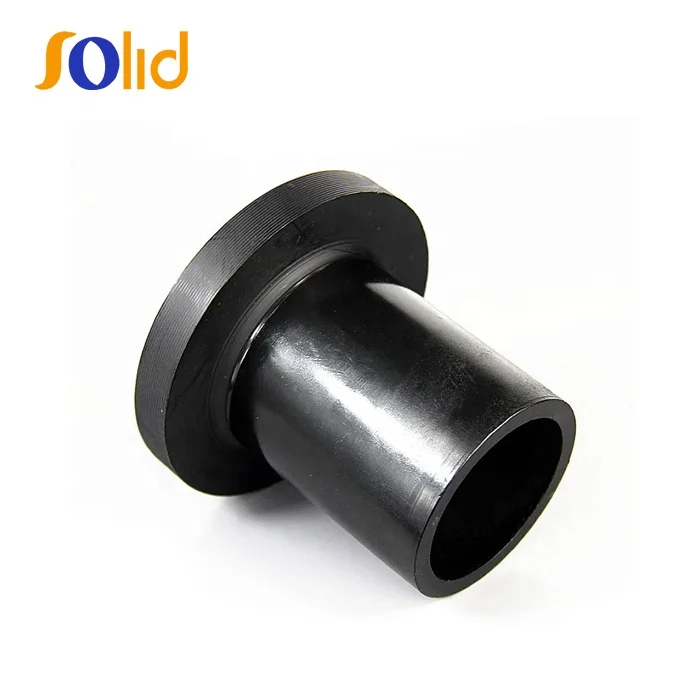 HDPE Plastic Pipe Fitting, Butt Fusion Pipe Fitting Flange Adaptor Stud End