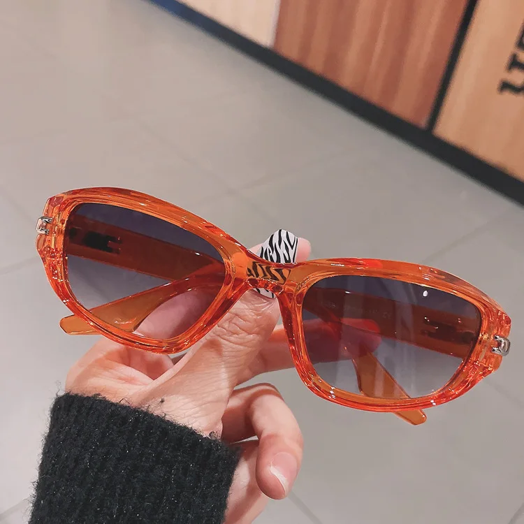 

2022 Ready to ship wholesale women sport style small frame sunglasses custom logo jelly candy sunglasses