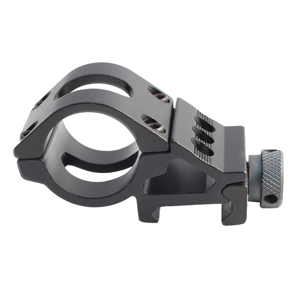 

Hunting Accessories Lightweight Flashlight Picatinny Rail Mount Torch Tactical Side Mounts Clamp, Black