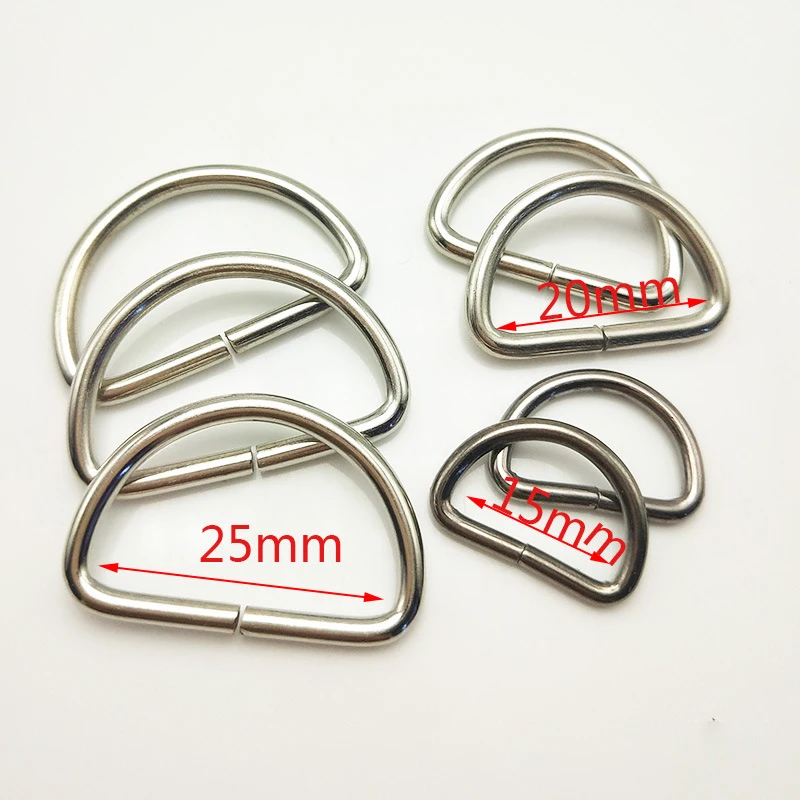 

Factory supply custom 2.0inch 50mm large strong metal welded D ring buckle