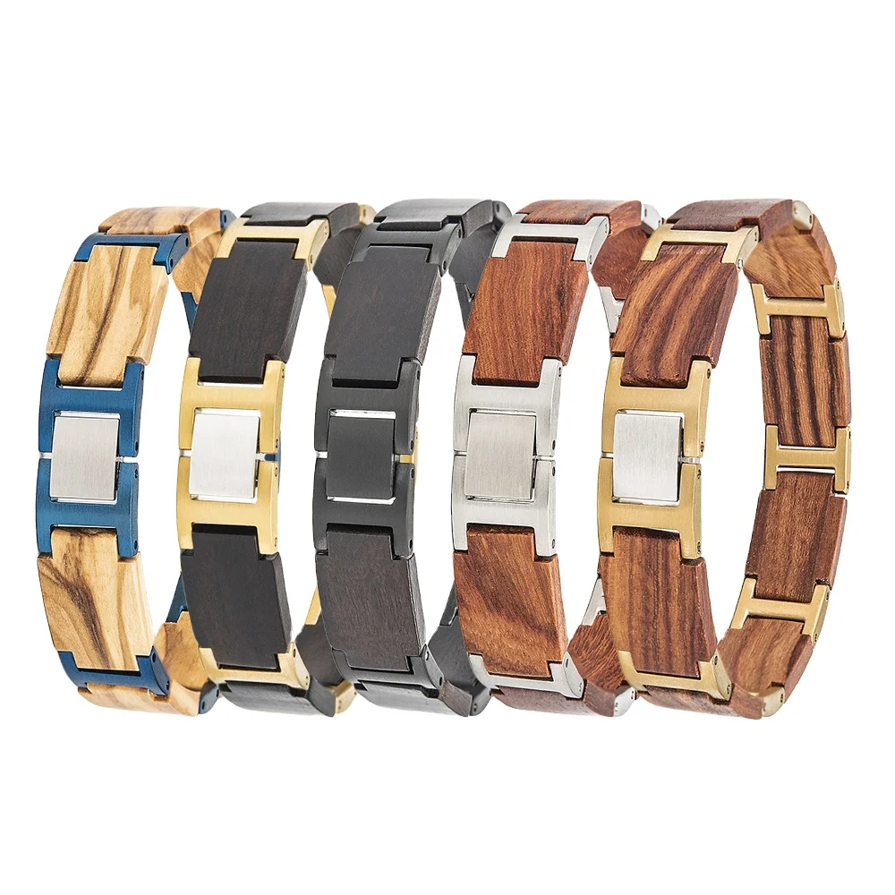 

Energinox Latest Agar customized Blanks Wooden Bracelet Wooden String For Man