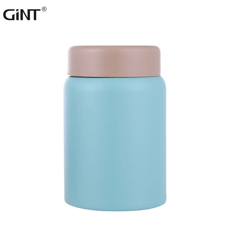 

304 stainless steel lunch jar Insulated food soup jar Double Wall food grade r with lid office school portable lunch jug, Various colors & customized