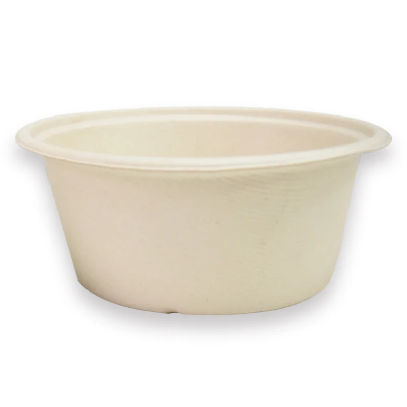 

Wholesale Eco Friendly Paper Bowl 12oz Disposable Biodegradable Sugarcane Bagasse Paper Bowl