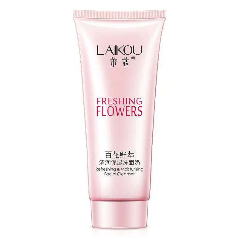 

Private Label Freshing Flower Facial Cleanser Refreshing Vegan Clean Face