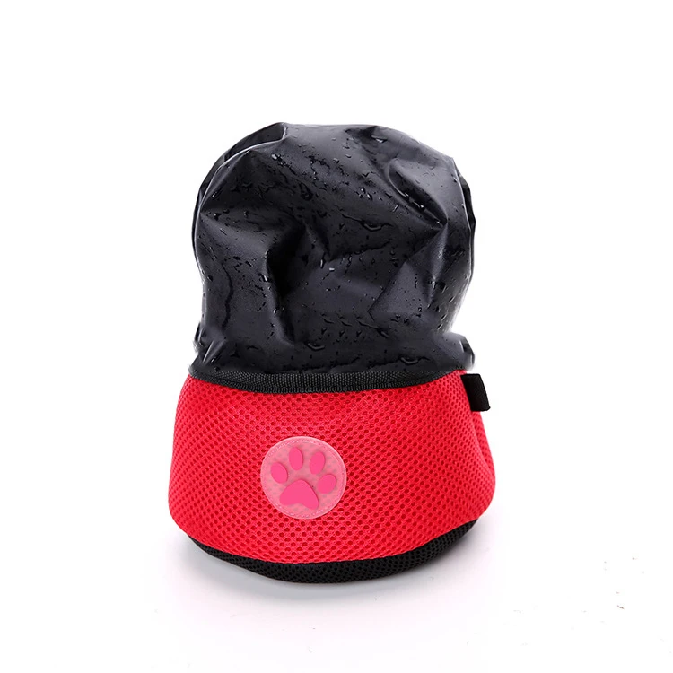 

new product portable foldable water proof light dog food feeder bags bowl bottle