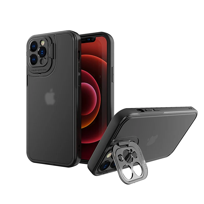 

with Lens protection Ring holder cell Phone case Dual Layer Heavy Duty protection pc tpu Shockproof case for iPhone 13 Pro max