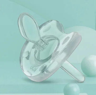 

KUB baby silicone nipple baby pacifier, Transparent