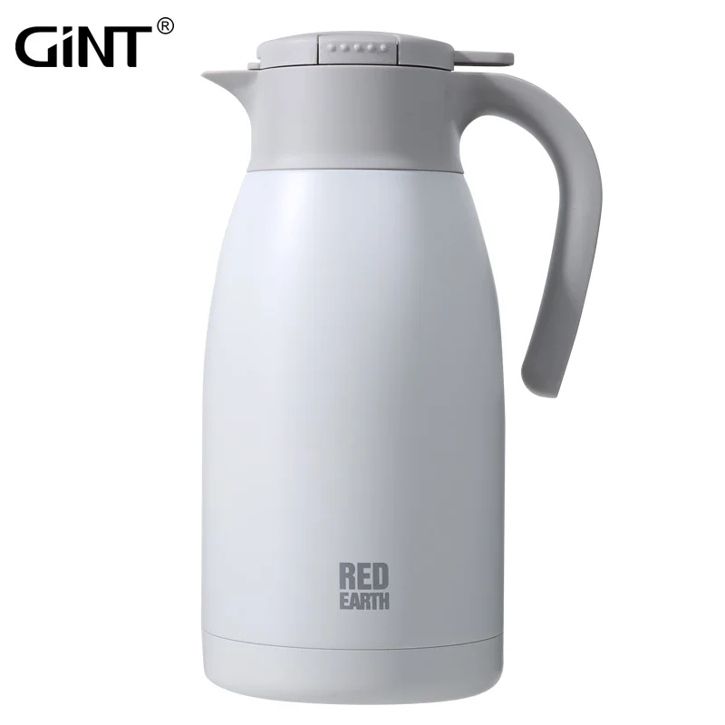 

GiNT 1.9L Custom Design Thermal Water Bottle Vacuum Kettles Insulated Stainless Steel Coffee Pots with Handle, Customized colors acceptable