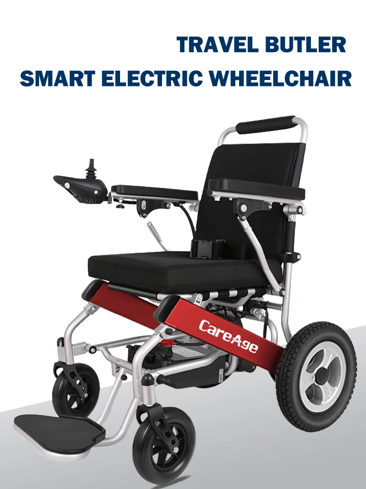 Folding Electric Wheelchair For The Elderly People Disabled Wheelchair ...