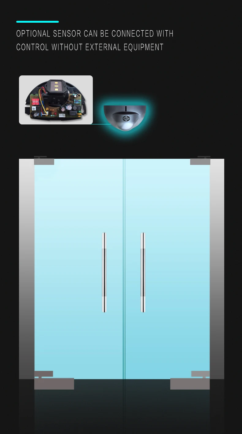 Electric Floor Spring Automatic Swing Door Opener With Dc Brushless