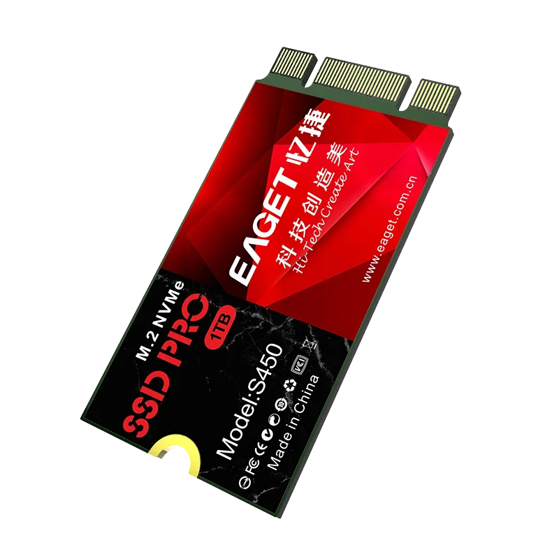 

EAGET S450 M.2 NVMe 2242 mm PCIE Solid State Drive for Pc Notebook Hard Drive SSD Internal Hard Disk