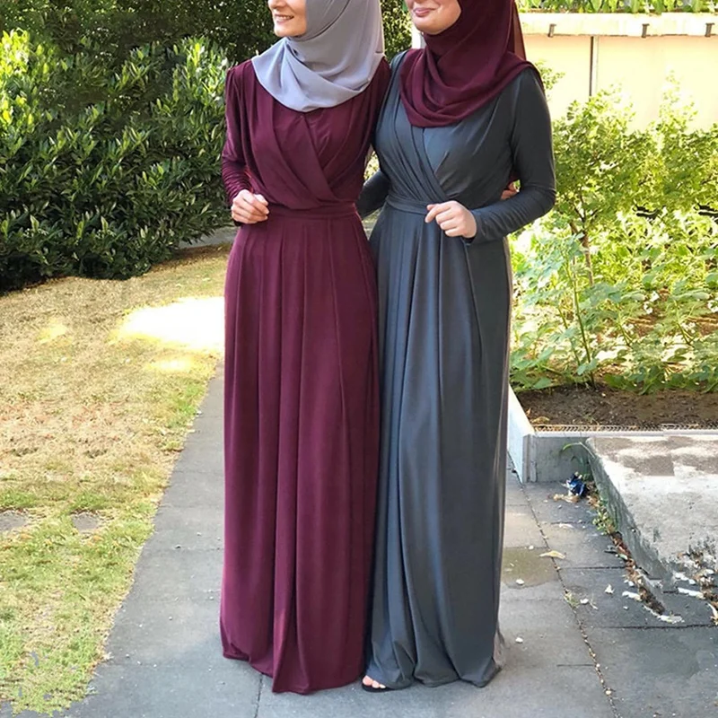

LSM008 Latest Abaya Muslim Dresses Dubai Islamic Clothing For Women