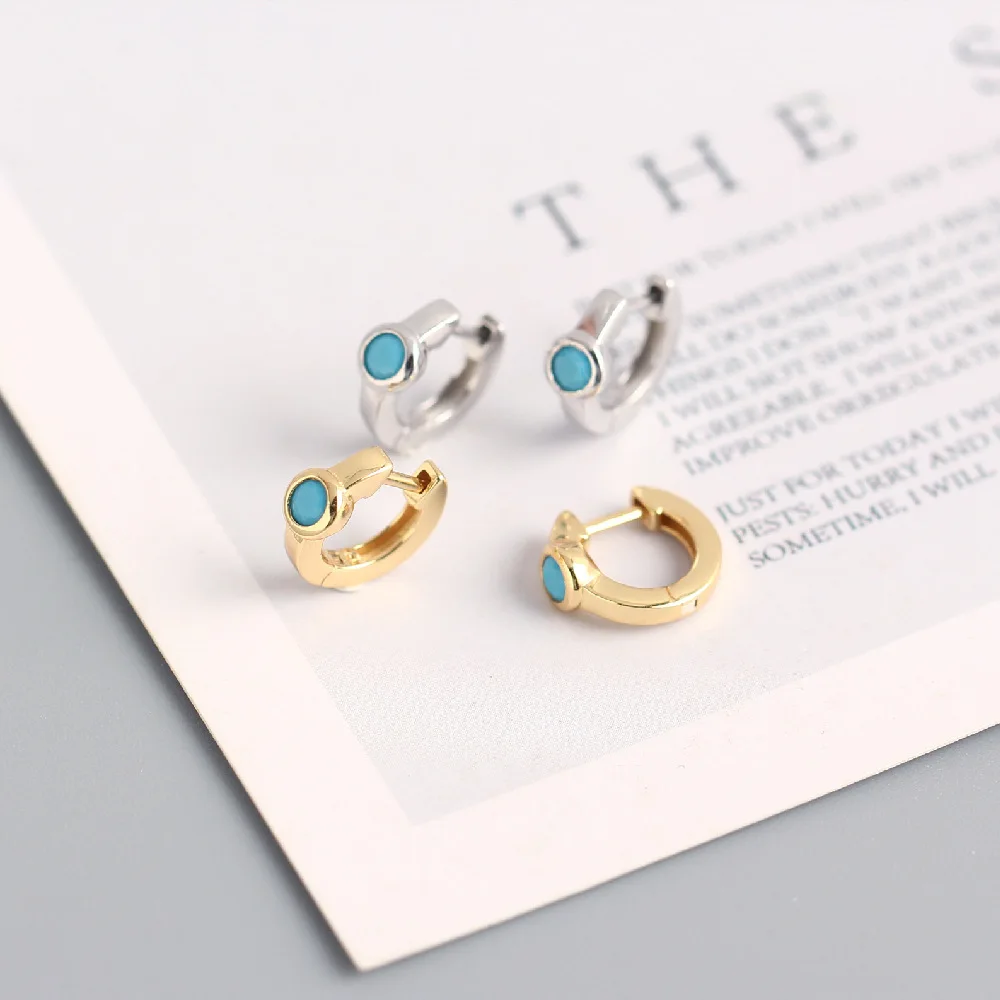 

Waterproof and Not Fade Kids Fancy 925 Sterling Silver Small Hoop Earring