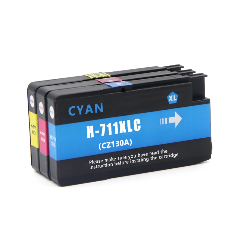 Ocbestjet For Hp Designjet 711 T125 711xl 711 Xl Compatible Ink ...