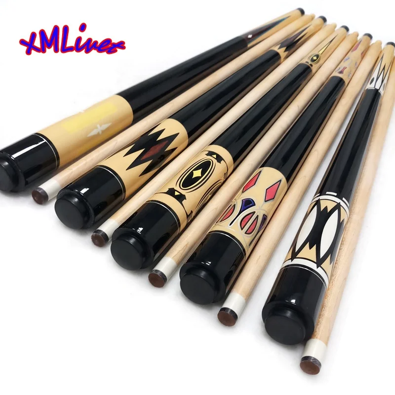 

xmlivet Pool Carom cues in 142cm length and wood joint 13mm Billiard carom cushion cue sticks wholesales, Like the picture show