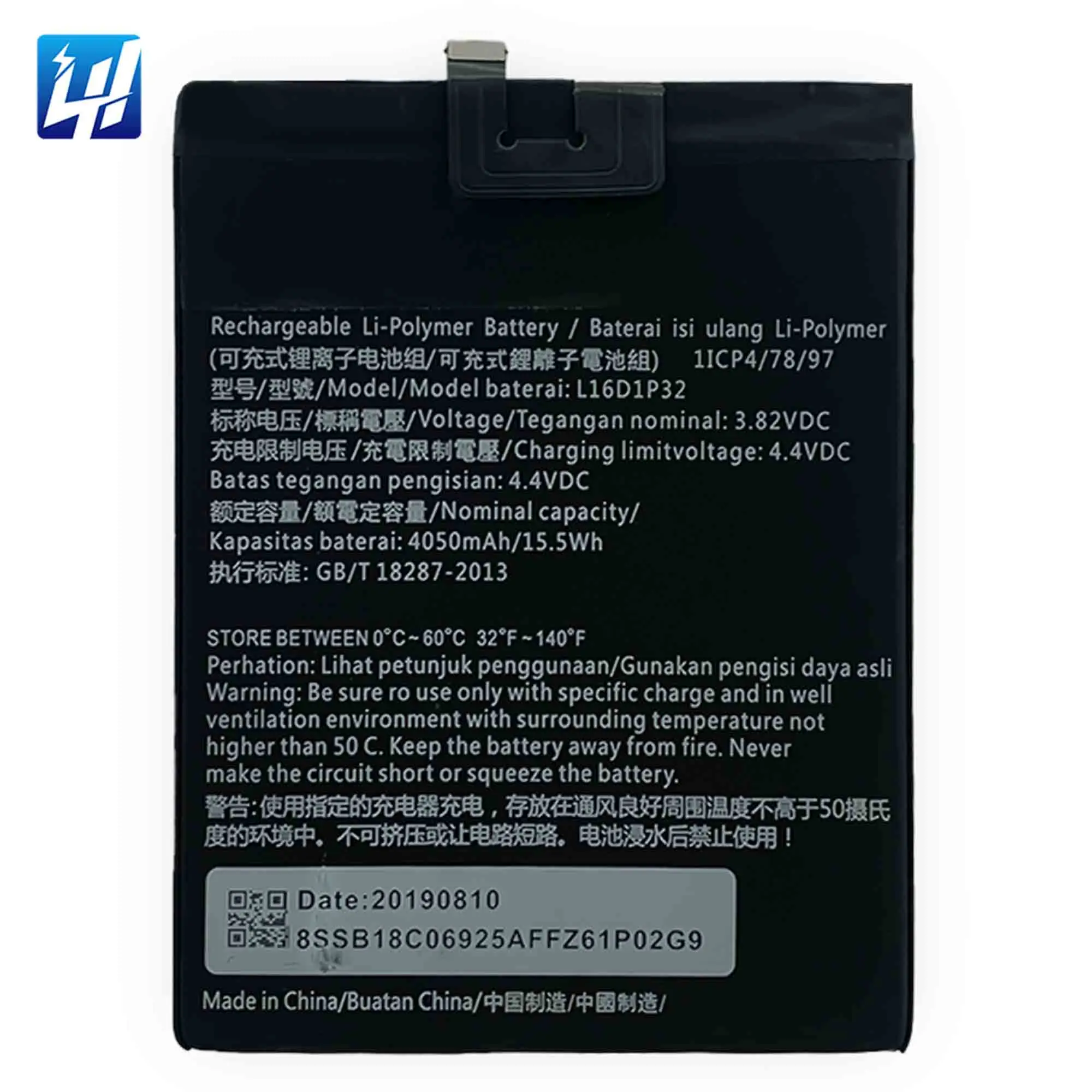 

L16D1P32 PB2-650M Rechargeable battery For Lenovo Phab2 Plus